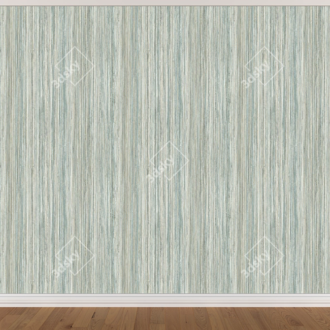 Seamless Wallpaper Set - 3 Colors 3D model image 3