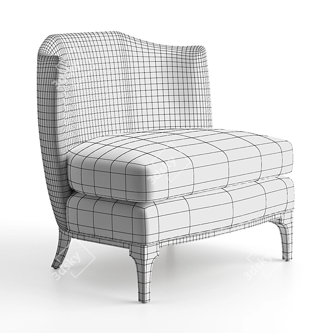 Modern Box Living Bouche Lounge 3D model image 4