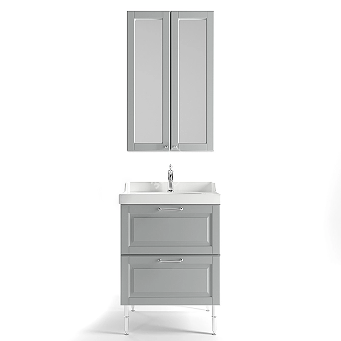 Sleek Bathroom Vanity Set: Godmorgon/Rettviken 3D model image 3