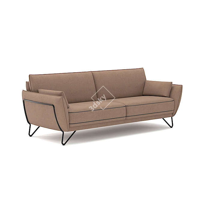 Luxury Belgian Sofa Montego 3D model image 3