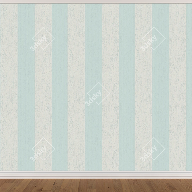 Seamless Wallpaper Set 3 Colors 3D model image 3