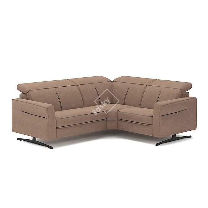 Belgian Luxury Sofa Tofane 3D model image 6