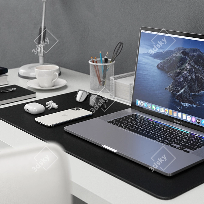 MacBook Pro for Productive Work 3D model image 3