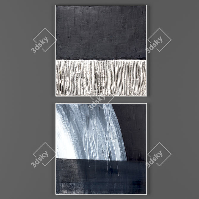 Texture Frames Set 3D model image 1