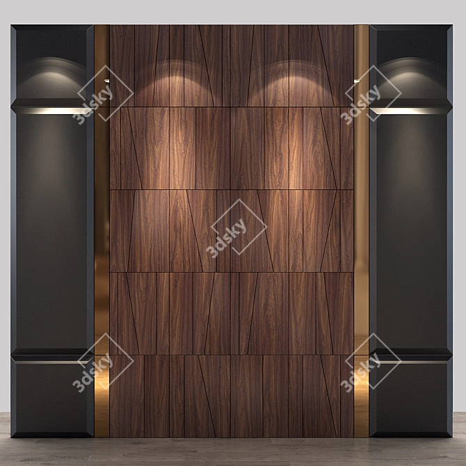 Stylish Panel 37 by Studia 54 3D model image 1