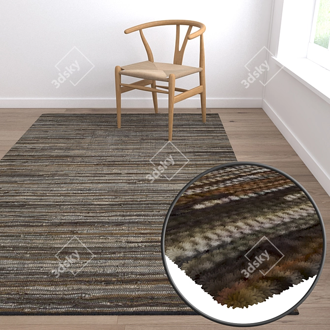 Luxury Carpet Set 3-Pack 3D model image 5