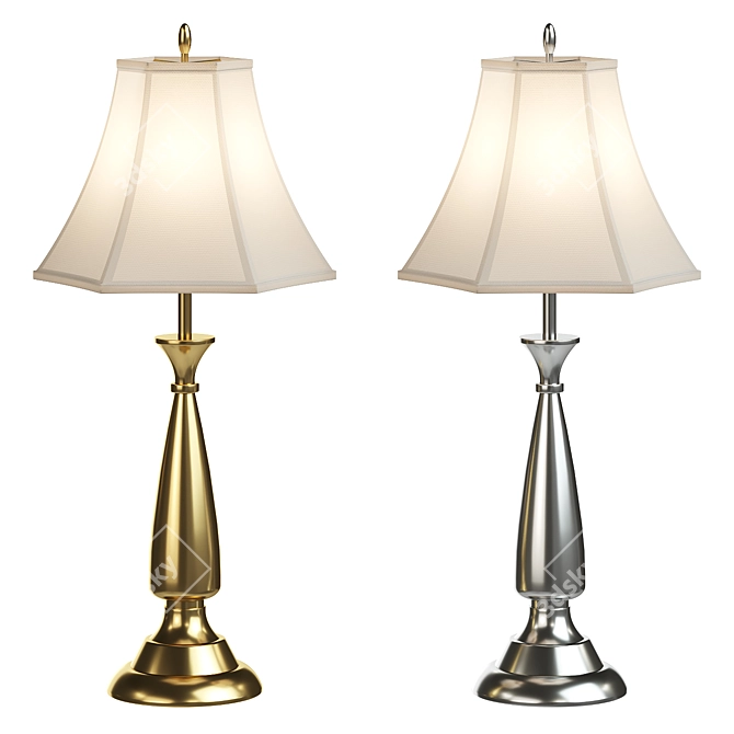 Title: Classic Table Lamp Marion 3D model image 1