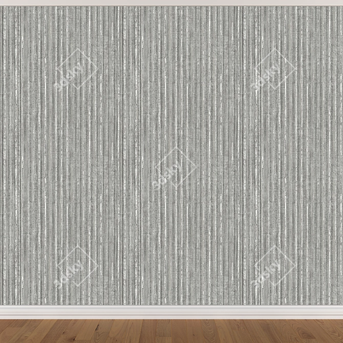 Seamless Wallpaper Set - 3 Colors 3D model image 2