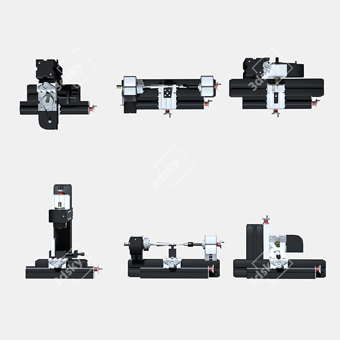 Modular Unimat: Versatile Machining Solution 3D model image 5