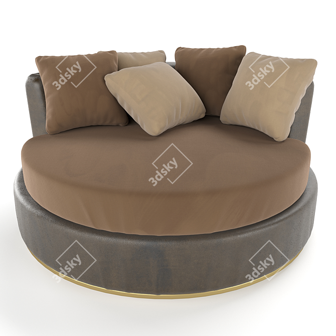 Title: Elegant Armchair: Maximize Comfort 3D model image 2