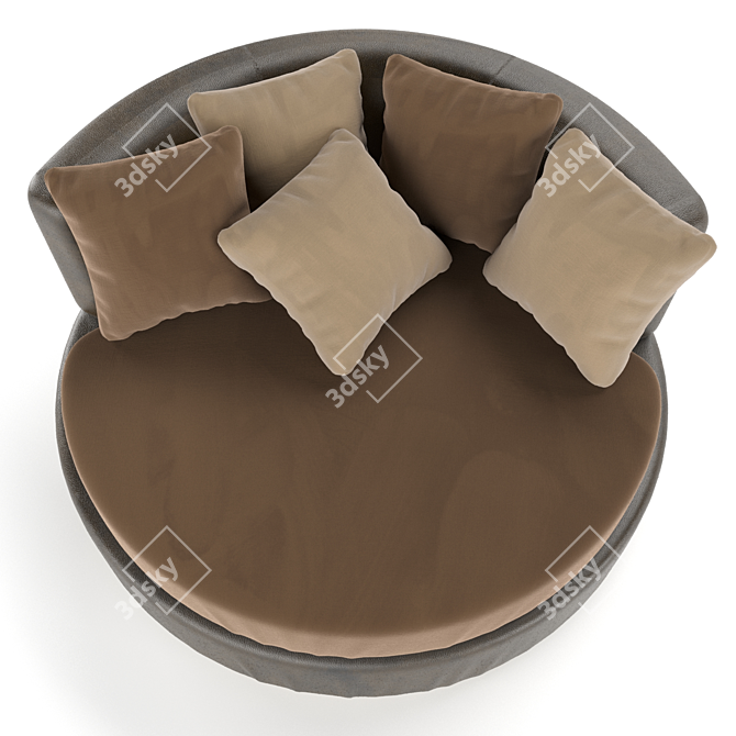 Title: Elegant Armchair: Maximize Comfort 3D model image 3