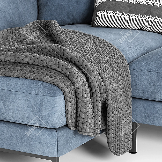 Modern Comfort: Frigerio Salotti Otto Corner Sofa 3D model image 3