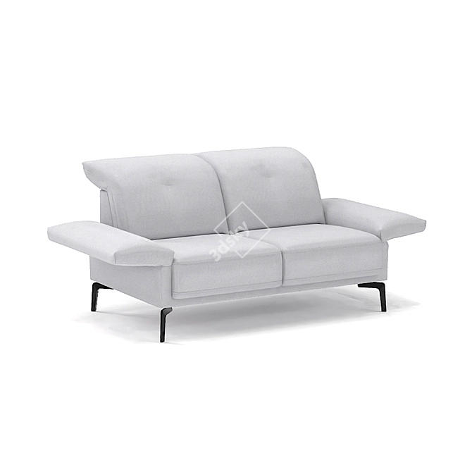 Belgian Barbuda Sofa: Comfort and Elegance 3D model image 2