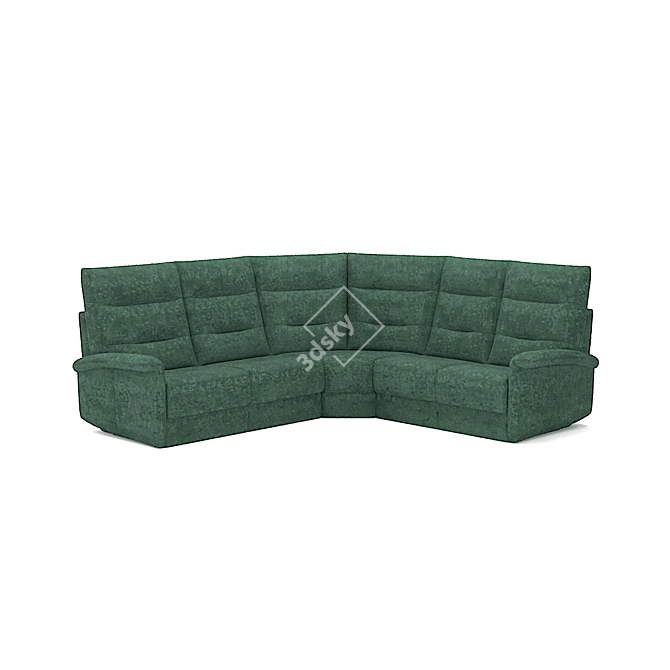 Belgian Chambery Sofa: Comfortable, Stylish & Versatile 3D model image 2