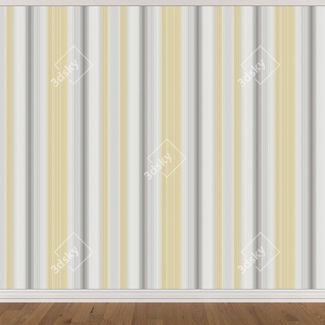 Seamless Wallpaper Set (3 Colors) 3D model image 2