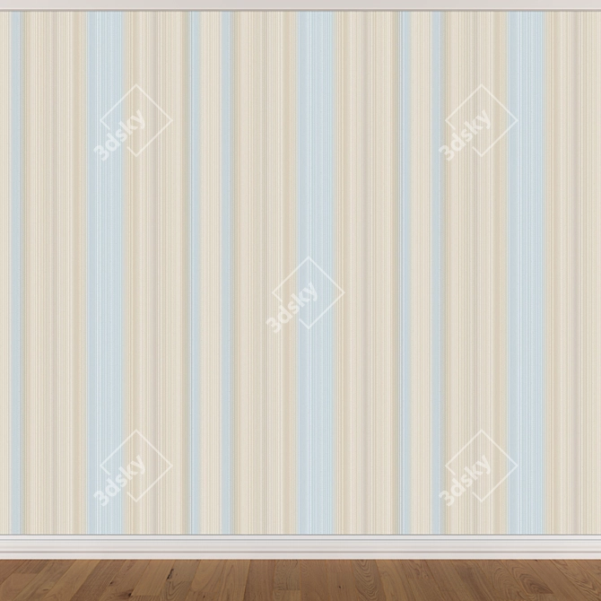 Seamless Wallpaper Set (3 Colors) 3D model image 4