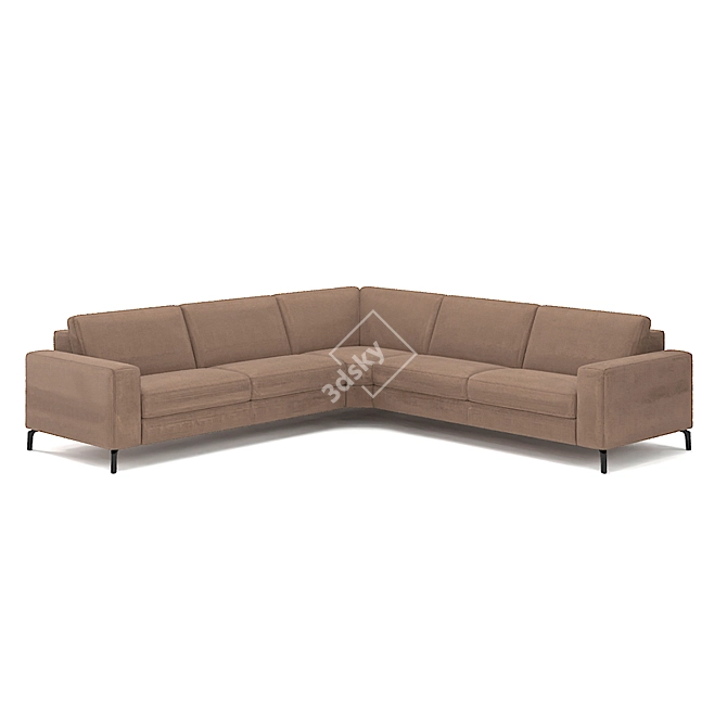 Belgian Luxury: Cristallo Sofa 3D model image 2