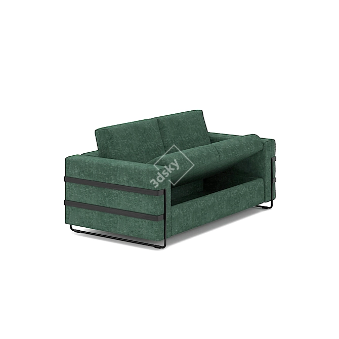 Belgian Sofa Dorado: Versatile Design & Premium Comfort 3D model image 2