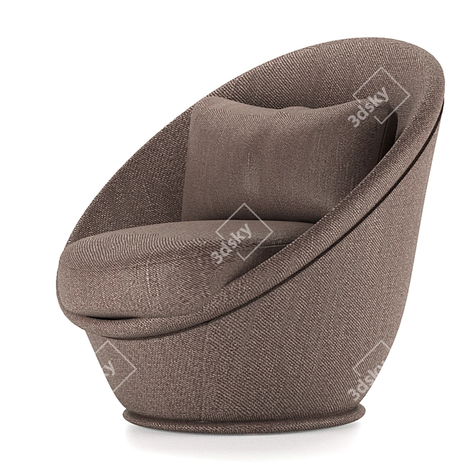 Modern Armchair | Stylish Seating Solution 3D model image 3