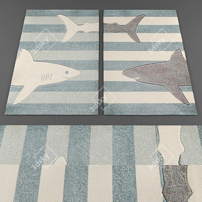 Luxury Rug Collection: Model Archive 3D model image 3