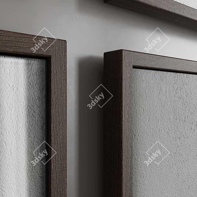 Title: Classic Sculpture Canvas Set 3D model image 3