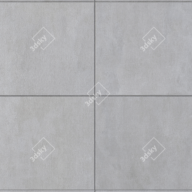  Savoy Grey Concrete Wall Tiles 3D model image 2