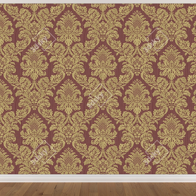 Seamless Wallpaper Set (3 Colors) 3D model image 4