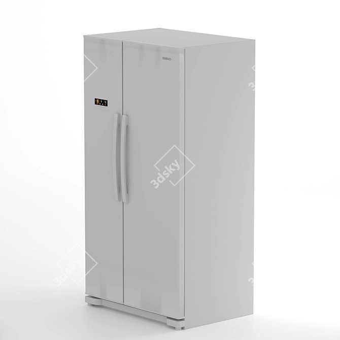 BEKO Fridge - Sleek Design. 3D model image 1