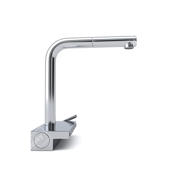 HANSGROHE Aquno Select Kitchen Faucets 3D model image 4