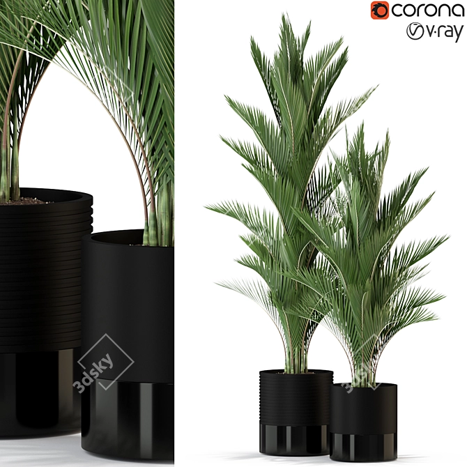 Botanical Bliss: 296 Plant Collection 3D model image 1