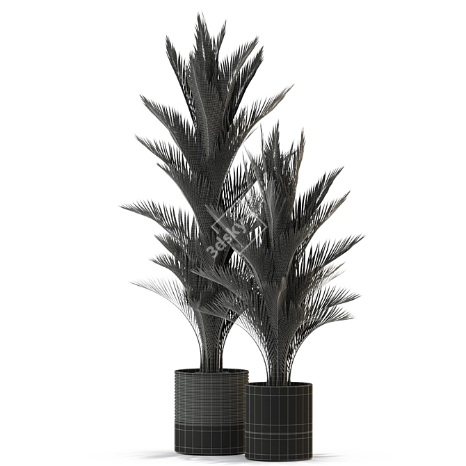 Botanical Bliss: 296 Plant Collection 3D model image 3