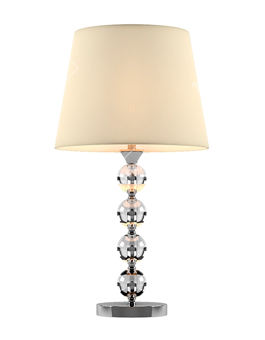 Elegant Crystal Table Lamp 3D model image 1