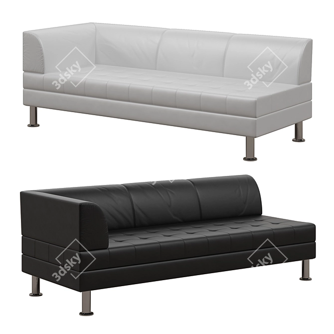 Dega Engl 3L Modular Corner Sofa 3D model image 1