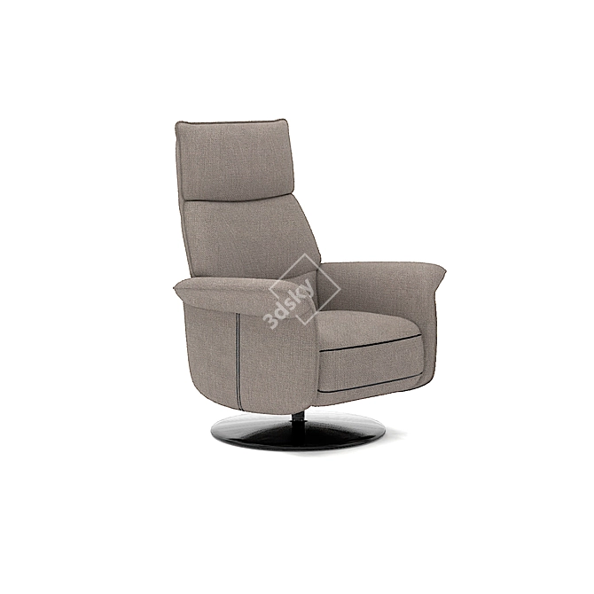 Elegant Belgian Armchair: Luca 3D model image 1