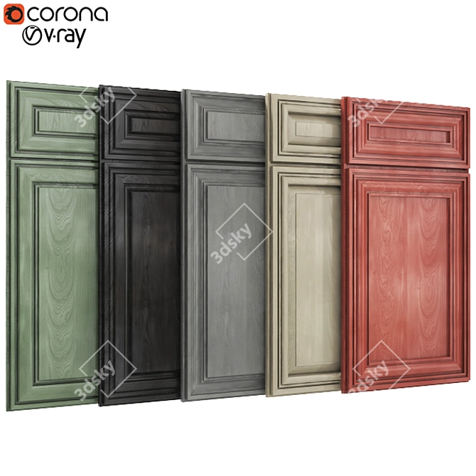 3D MAX 2015 Kit Cabinet 3D model image 1