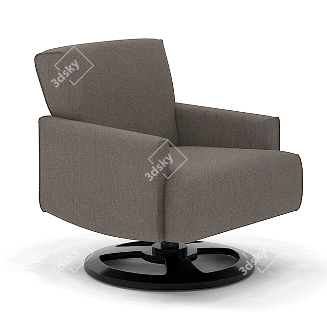 ROM Belgian Armchair Cubi 1Q: Unmatched Comfort & Style 3D model image 3