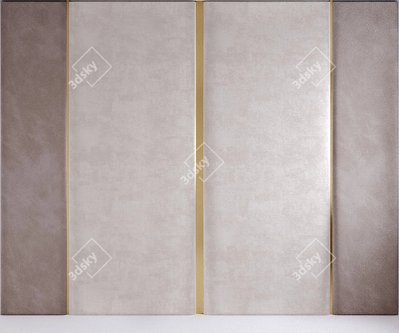 Sleek Wall Panel 07: Modern Design 3D model image 1