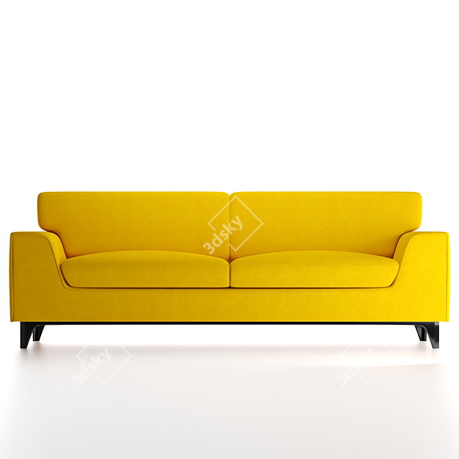 Modern Style Sofa - FBX and OBJ Files 3D model image 2