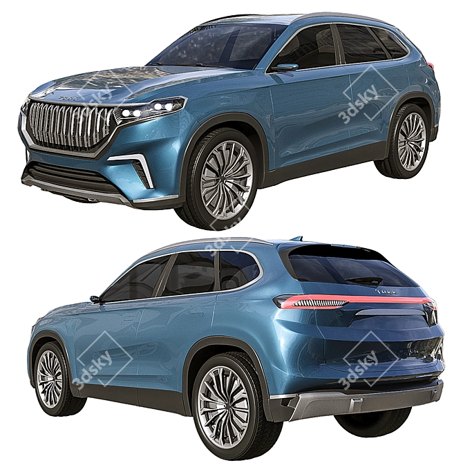 Electric SUV Togg 2020 | Full-Size Model 3D model image 1