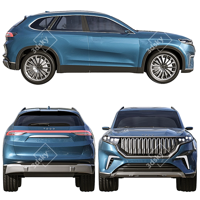 Electric SUV Togg 2020 | Full-Size Model 3D model image 2