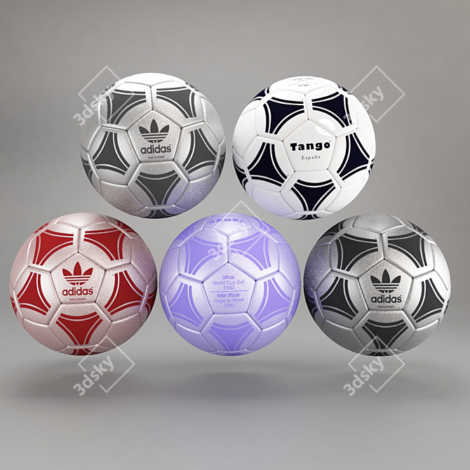 Ultimate Adidas Premium Football Balls 3D model image 1