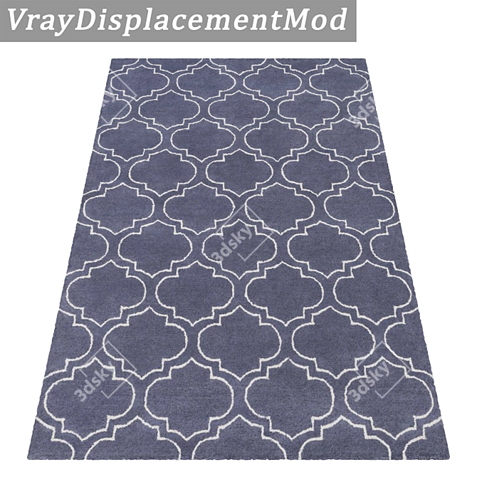 Luxury Carpets Set: High-Quality Textures 3D model image 3