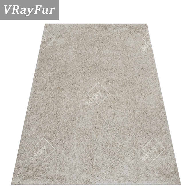 Luxury Carpet Set - High-Quality Textures 3D model image 2