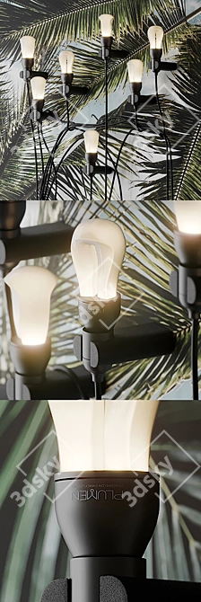 Elegant Hold & Illuminating Light: LLOT LLOV x PLUMEN 3D model image 6