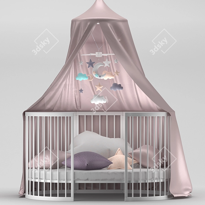 Transformable Children's Bed 3D model image 3