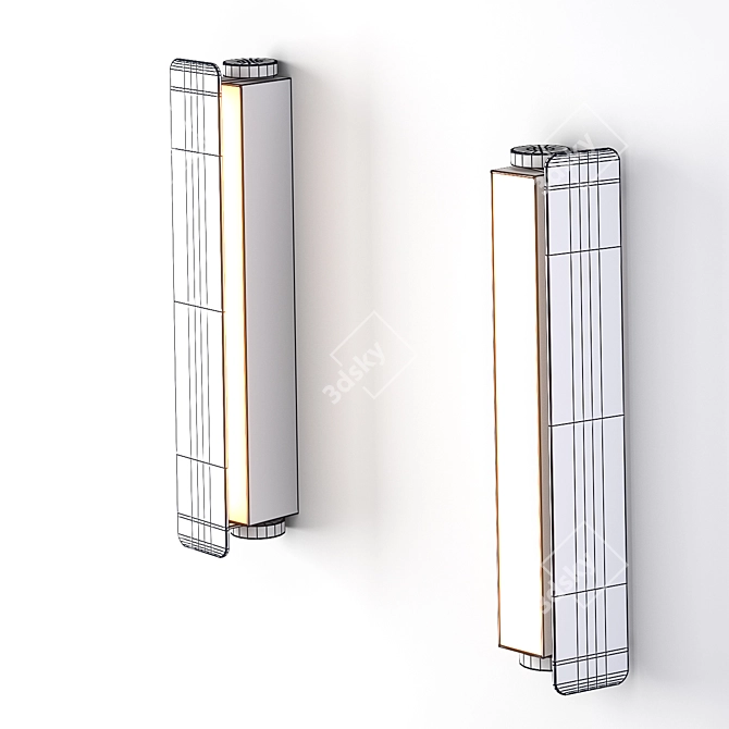 Modern Illu Wall Lamp 3D model image 5