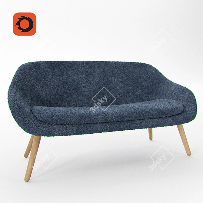 Modern Comfort: About A Lounge Sofa 3D model image 2