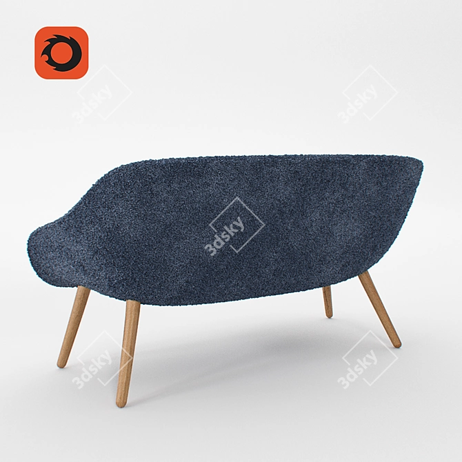 Modern Comfort: About A Lounge Sofa 3D model image 3