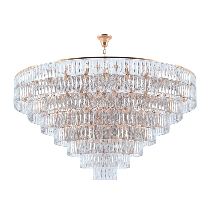 Title: Luxury Newport Crystal Chandelier 3D model image 3