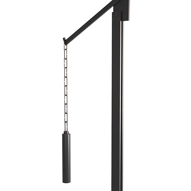 Adjustable Counterweight Floor Lamp 3D model image 4